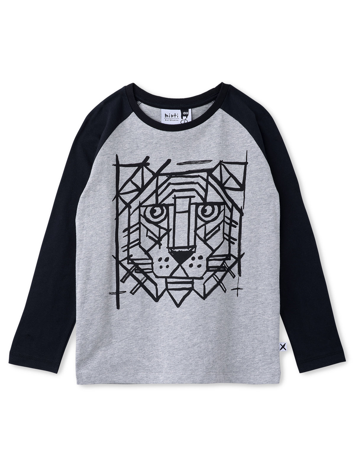 Minti Geometric Tiger Tee