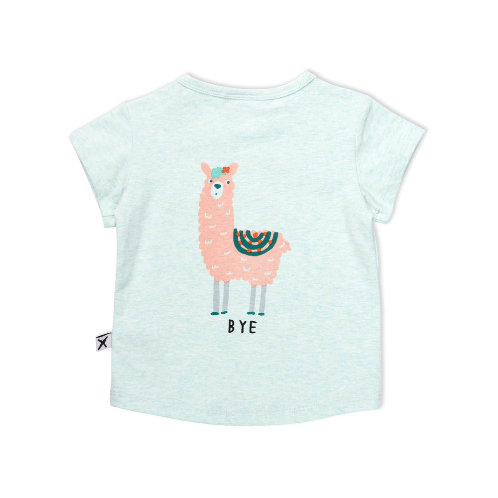 Minti Hello Bye Llama Tee