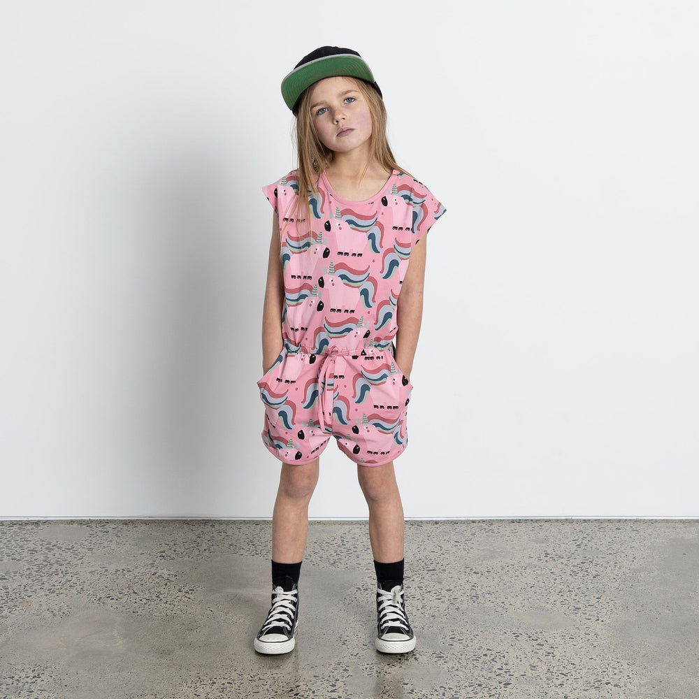 Minti Sporty Unicorn Playsuit