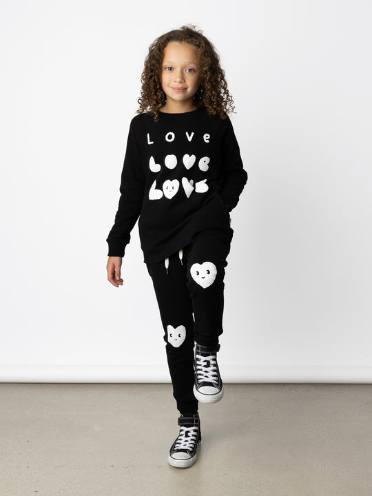 Minti Happy Hearts Furry Trackies