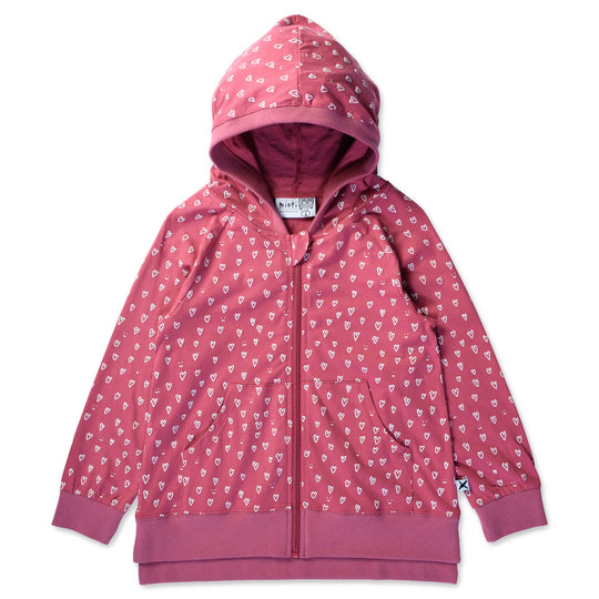 Minti Mini Hearts Zip Up