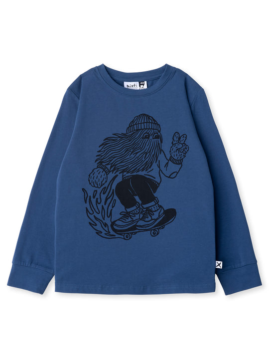 Minti kids clothing. Super luxe tee with self cuffs. 190 Gram // 95% Cotton // 5% Elastane.