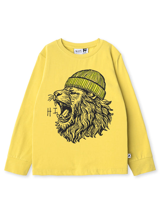 Minti kids clothing. Super luxe tee with self cuffs. 190 Gram // 95% Cotton // 5% Elastane.
