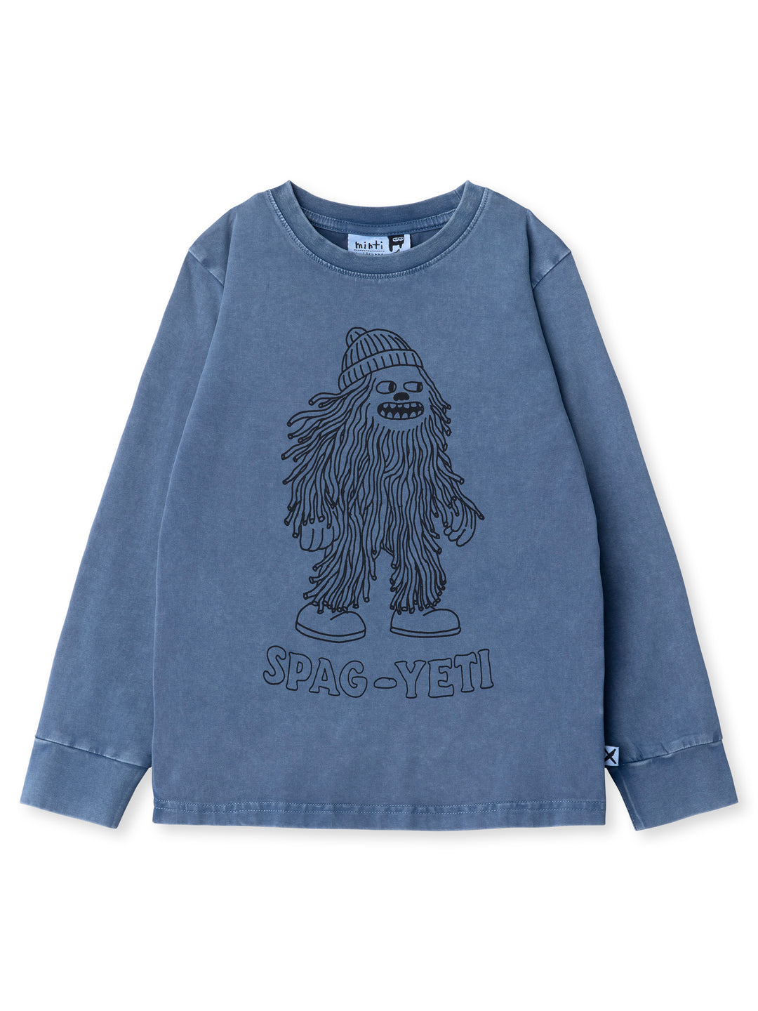 Minti kids clothing. Super luxe tee with self cuffs. 190 Gram // 95% Cotton // 5% Elastane.