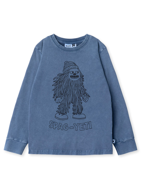 Minti kids clothing. Super luxe tee with self cuffs. 190 Gram // 95% Cotton // 5% Elastane.