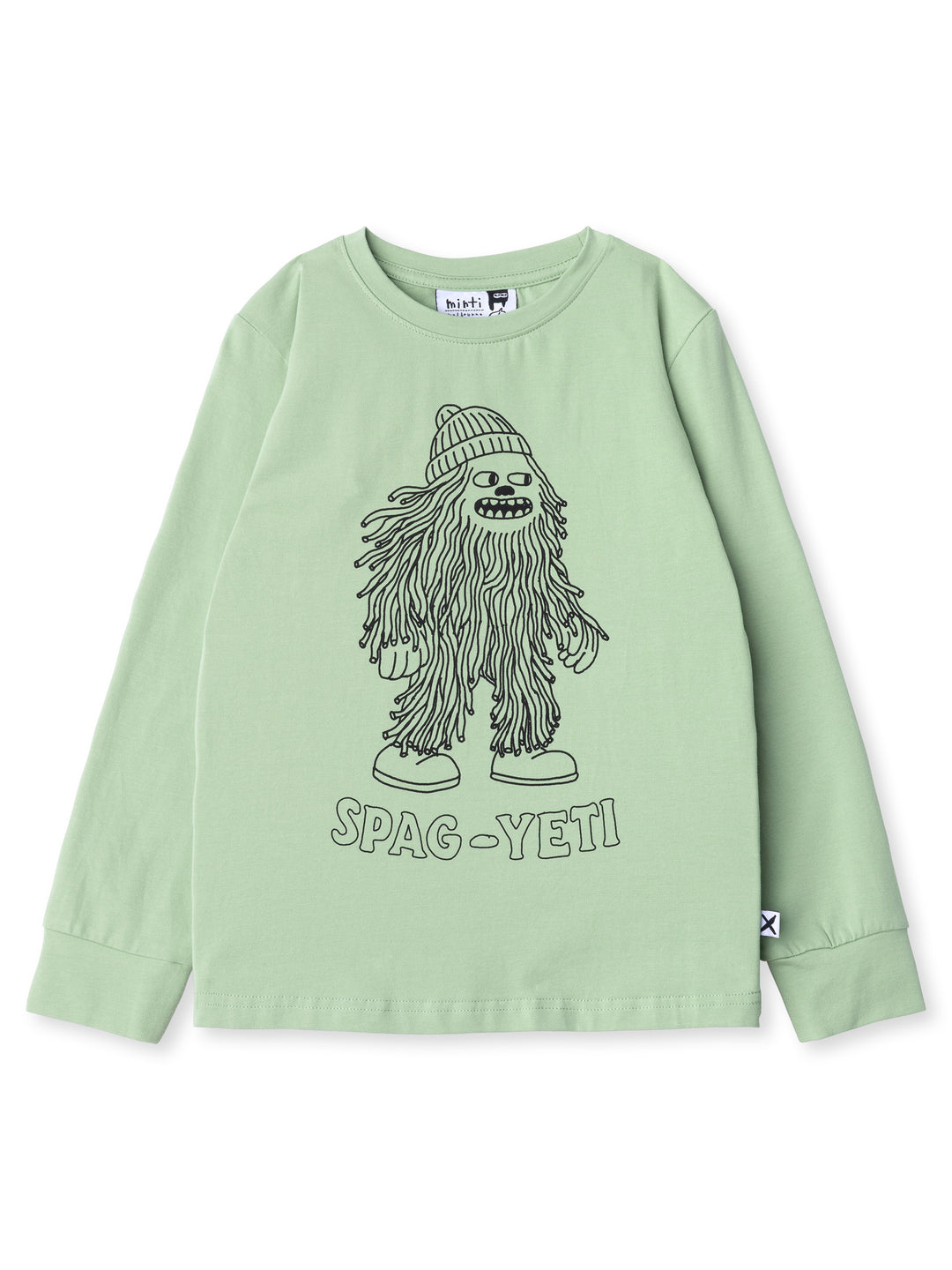 Minti kids clothing. Super luxe tee with self cuffs. 190 Gram // 95% Cotton // 5% Elastane.