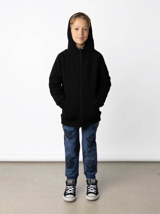 Minti Roar Furry Reversible Zip Up
