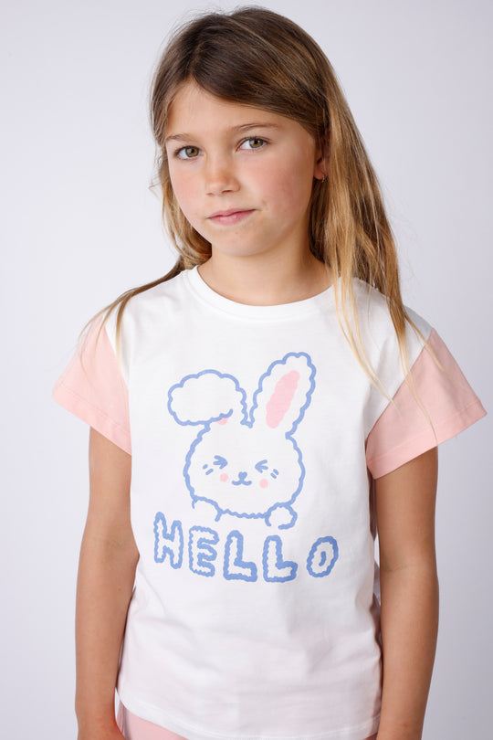 Minti Hello Bunny Bye Puppy Tee