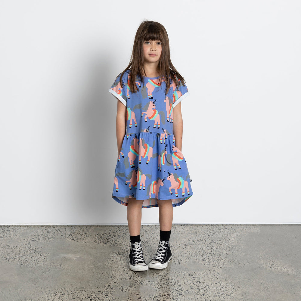 Minti Floating Unicorns Dress