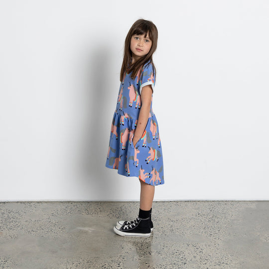 Minti Floating Unicorns Dress