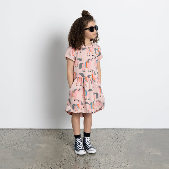 Minti Floating Unicorns Dress