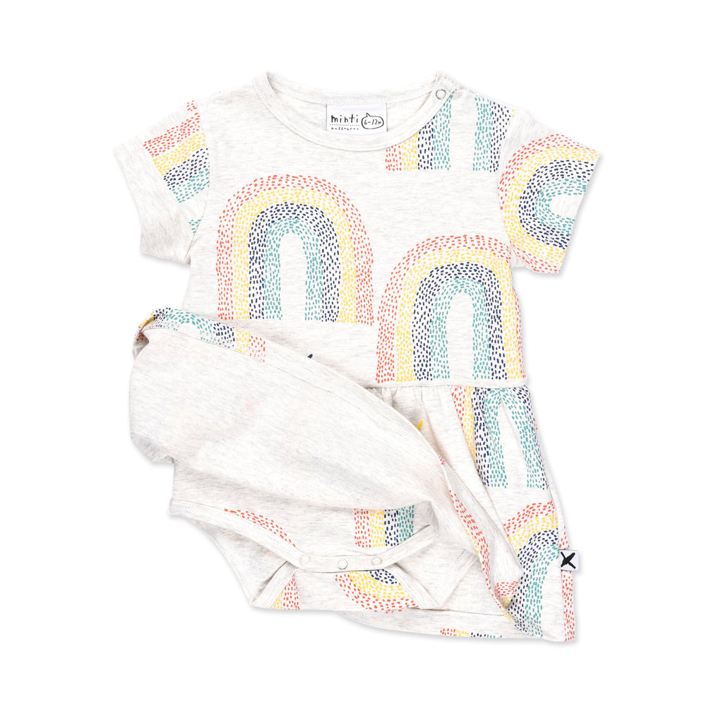 Minti Rainbow Pop Onesie Dress