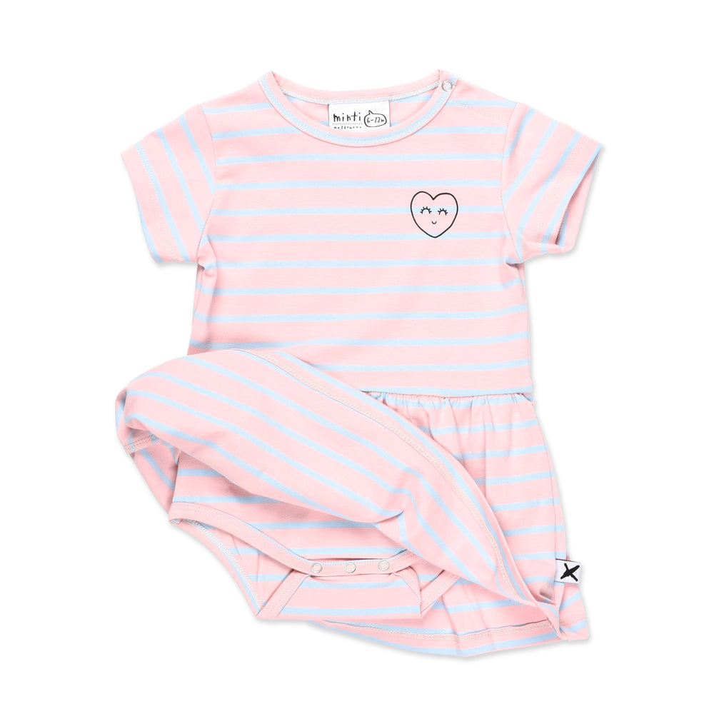 Minti Happy Heart Onesie Dress
