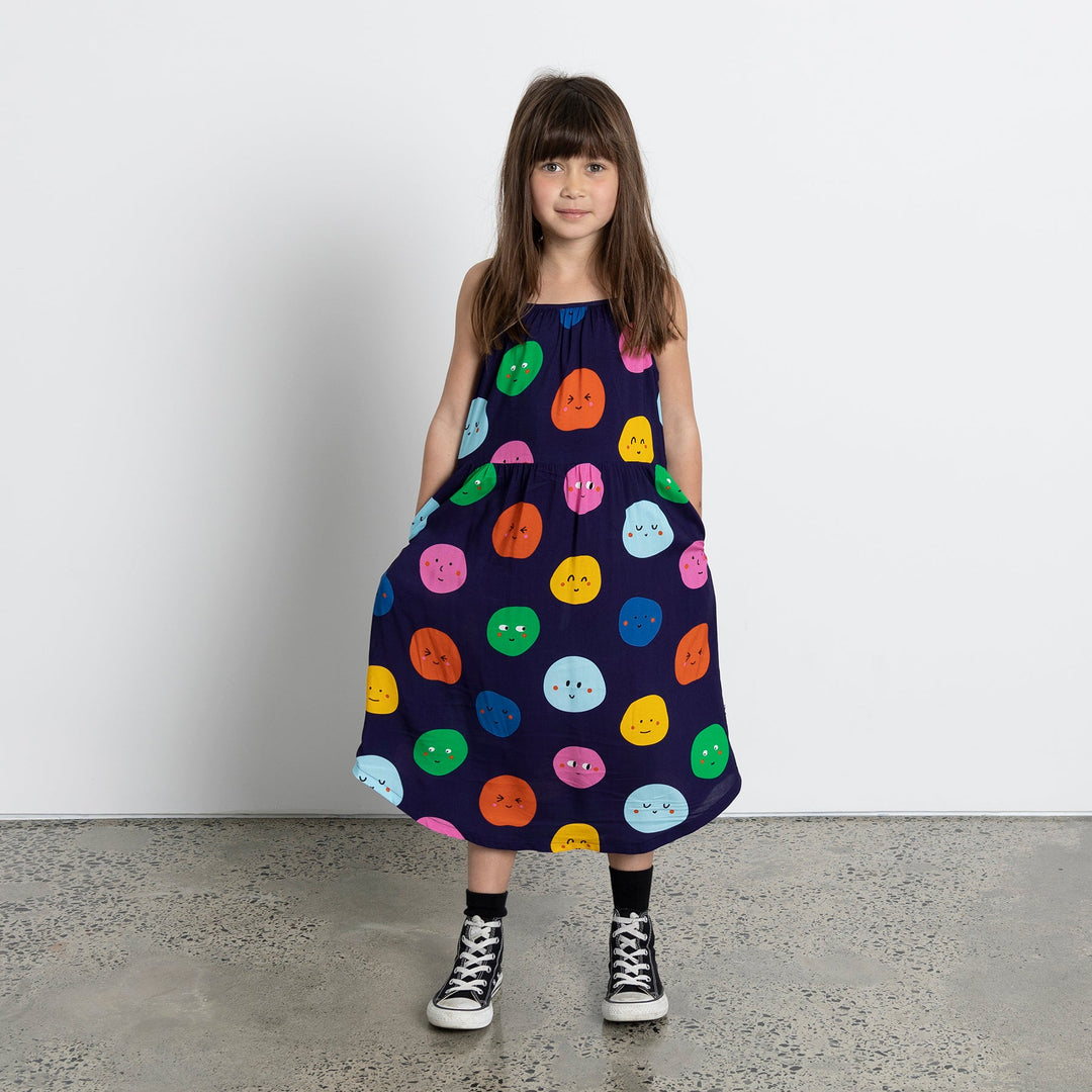 Minti Happy Dots Midi Dress