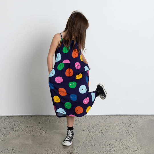 Minti Happy Dots Midi Dress