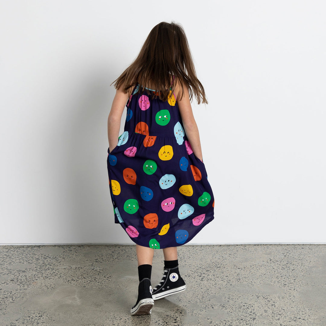 Minti Happy Dots Midi Dress