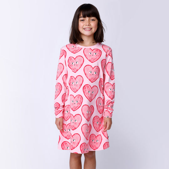 Minti Painted Hearts Dress