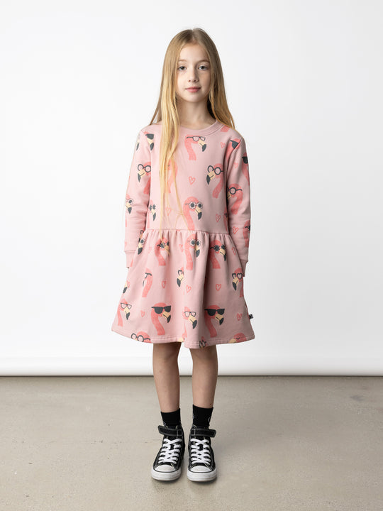 Minti Flamingo Friends Furry Dress