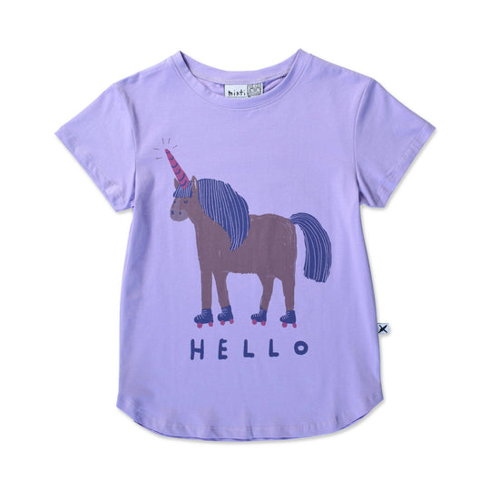 Minti Hello Goodbye Unicorn Tee