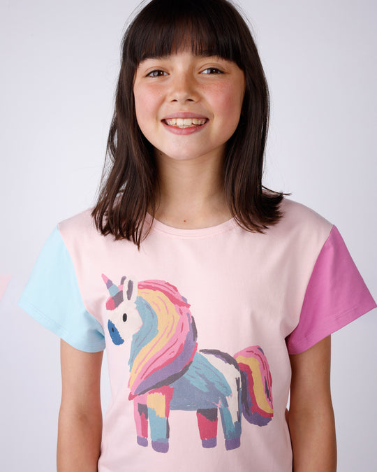 Minti Painted Unicorn Tee