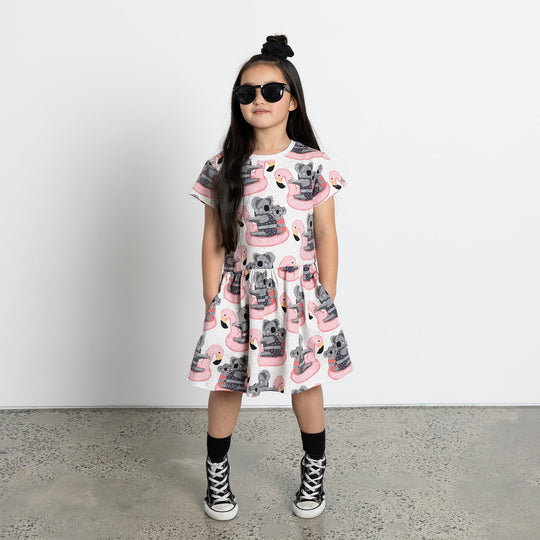 Minti Floating Koalas Dress