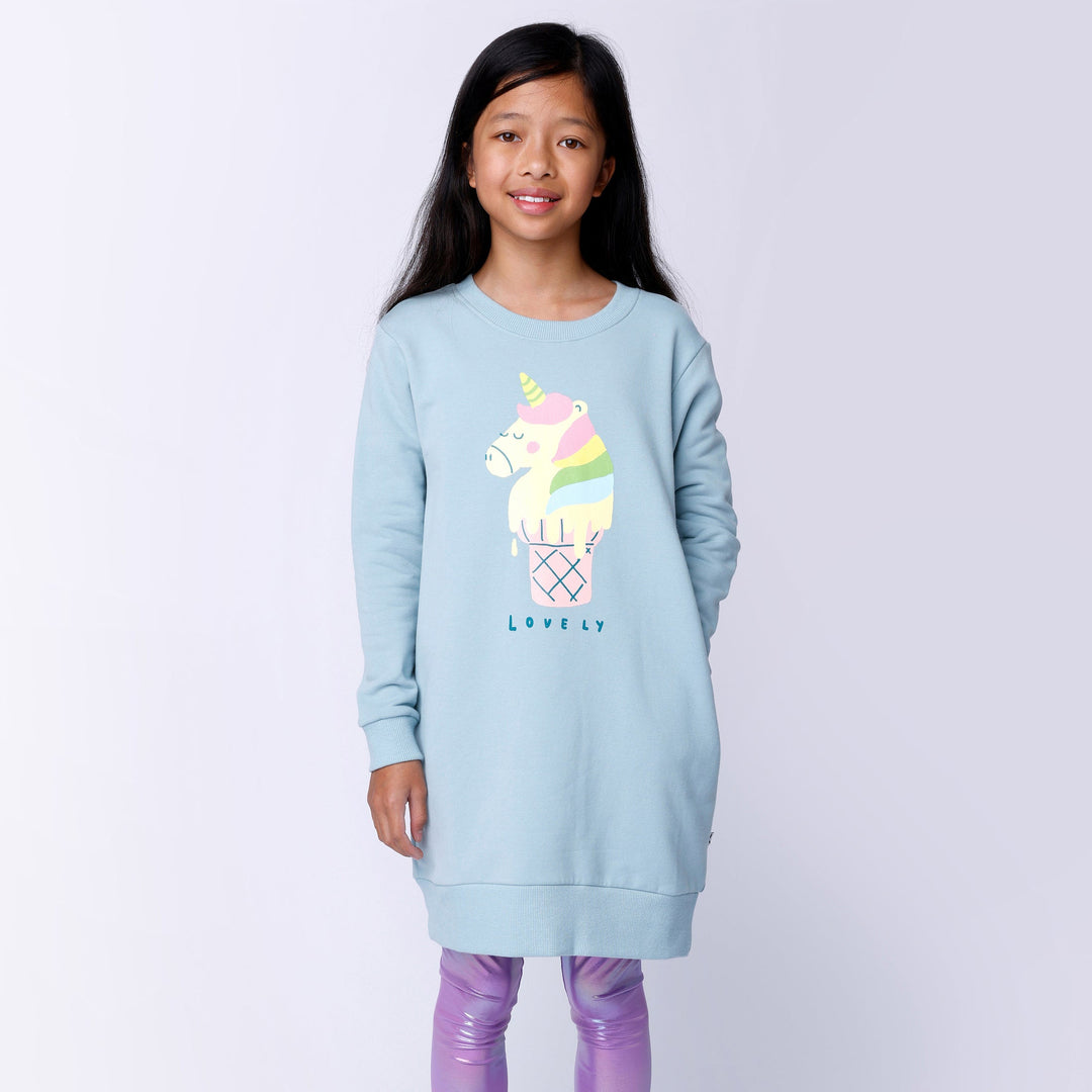 Minti Unicorn Icecream Furry Dress