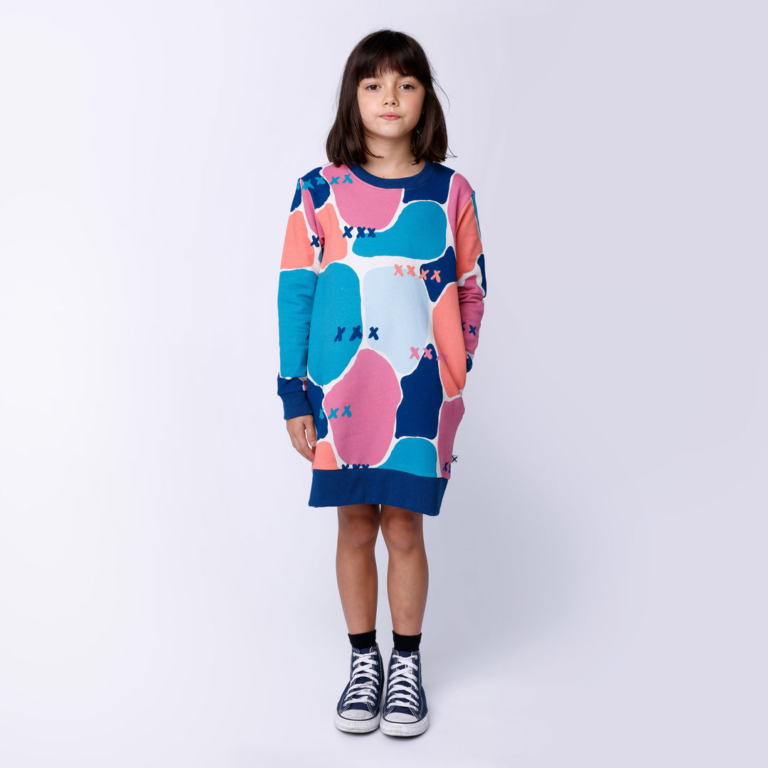 Minti Watercolour Furry Dress