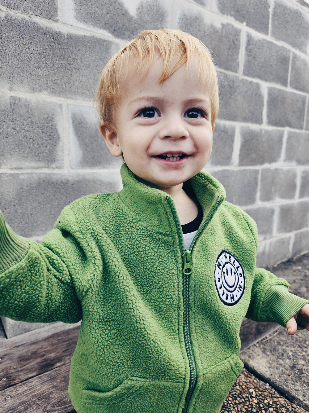 Minti Happy Teddy Zip Up