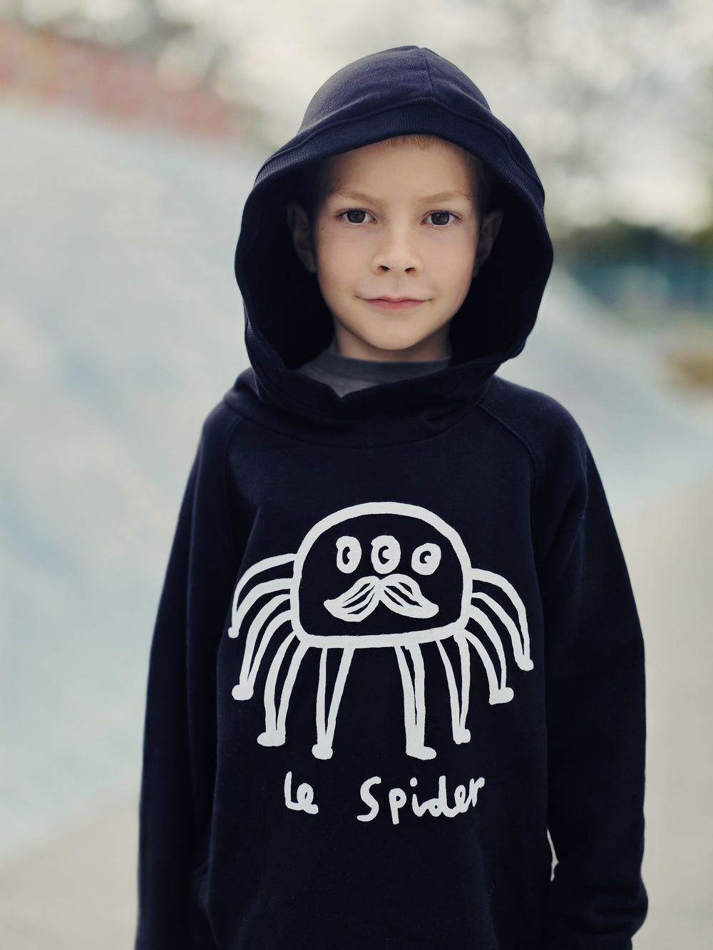 Minti Le Spider Furry Hood