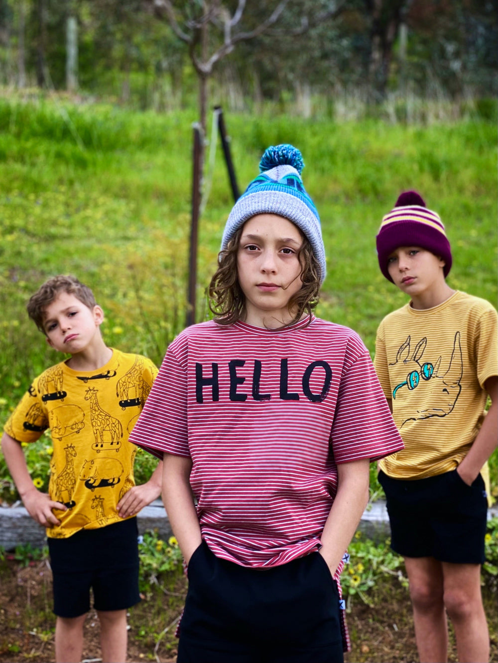 Minti Hello Split Tee