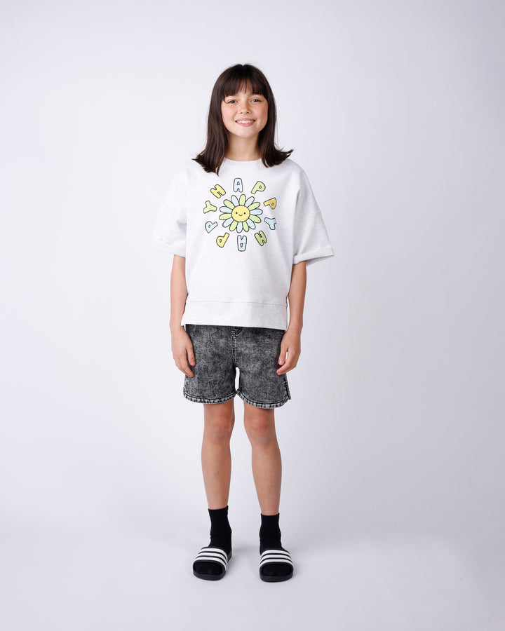 Minti Happy Happy Short Sleeve Crew