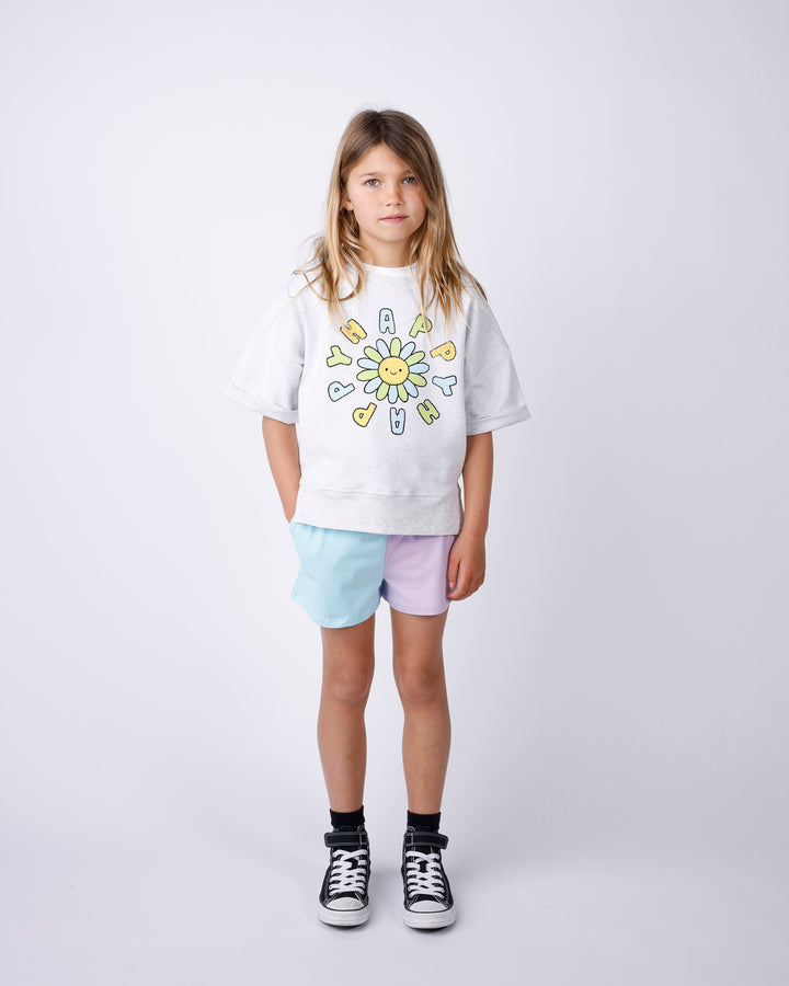 Minti Happy Happy Short Sleeve Crew