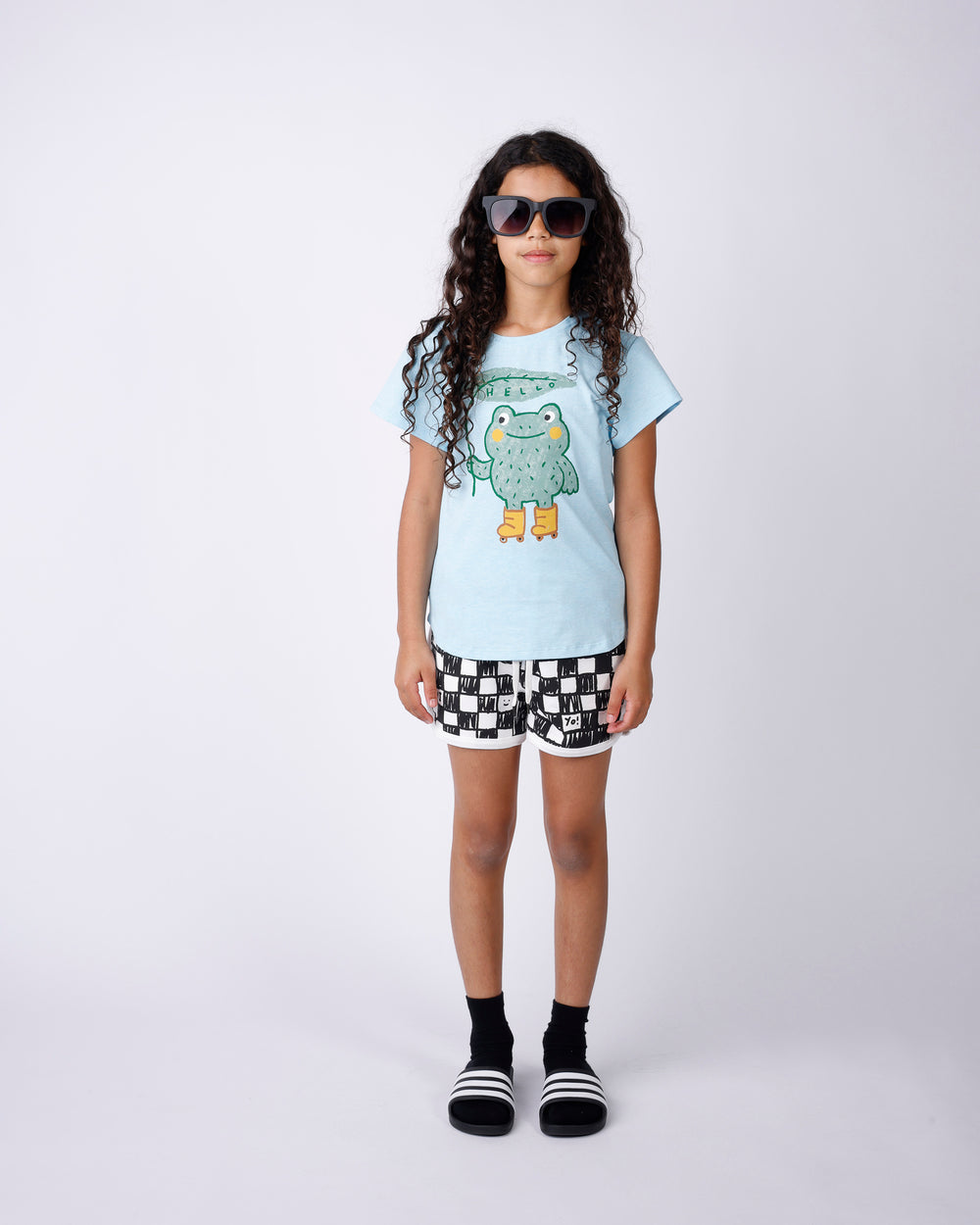 Minti Sketchy Grid Short