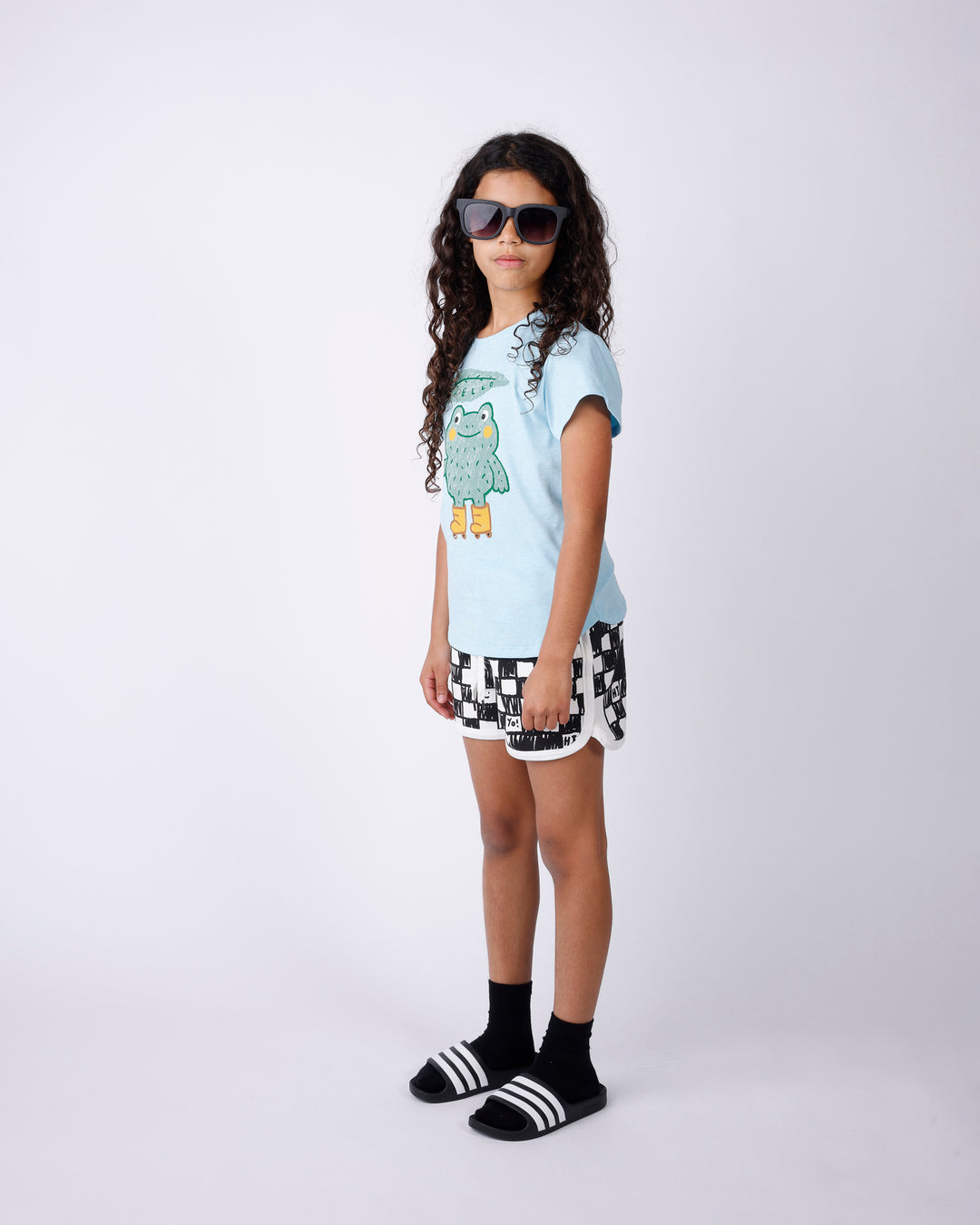 Minti Sketchy Grid Short