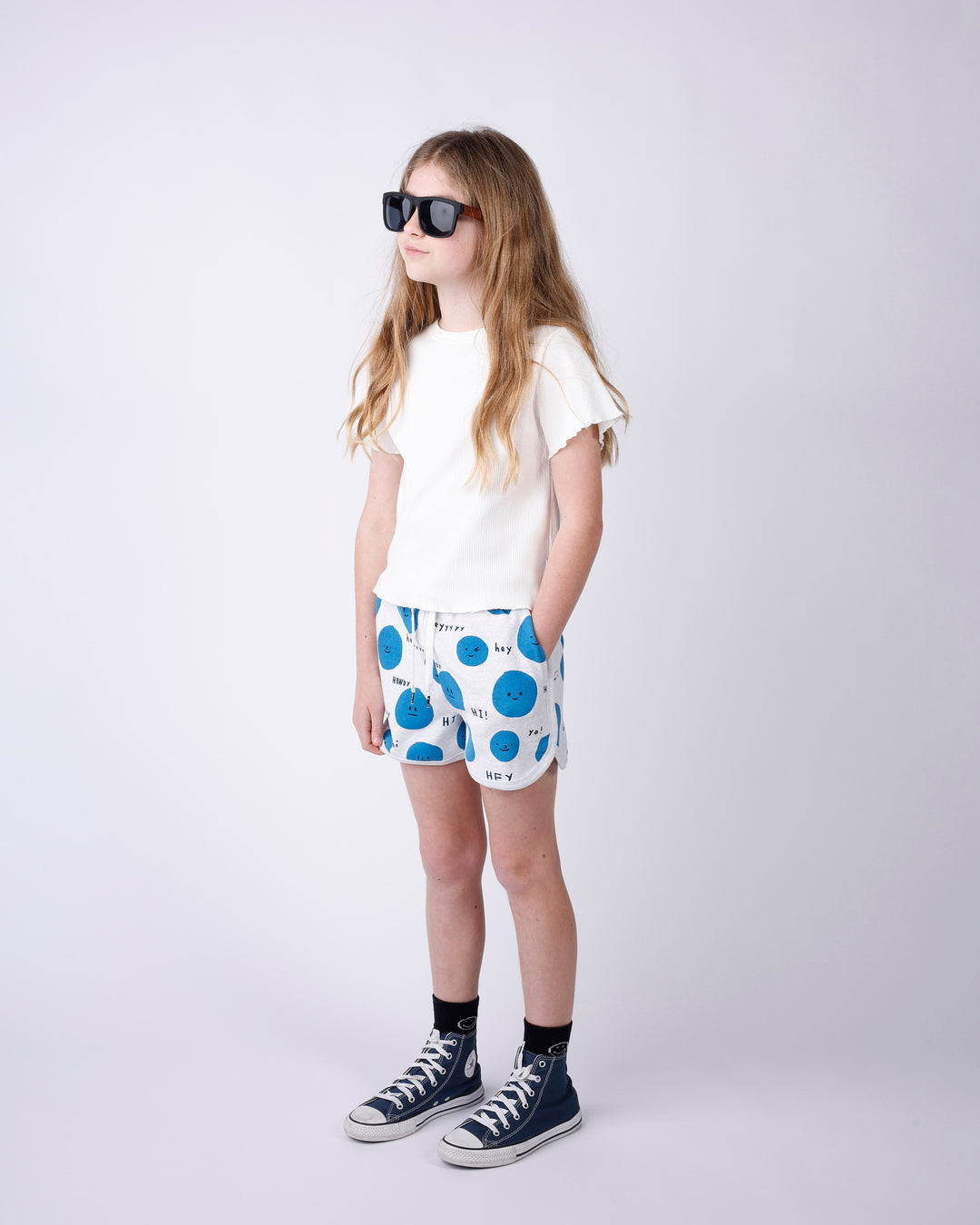 Minti Hello Faces Sprint Short