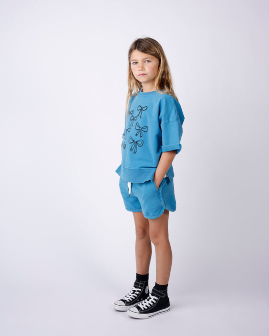 Minti Lots Of Bows Short Sleeve Crew