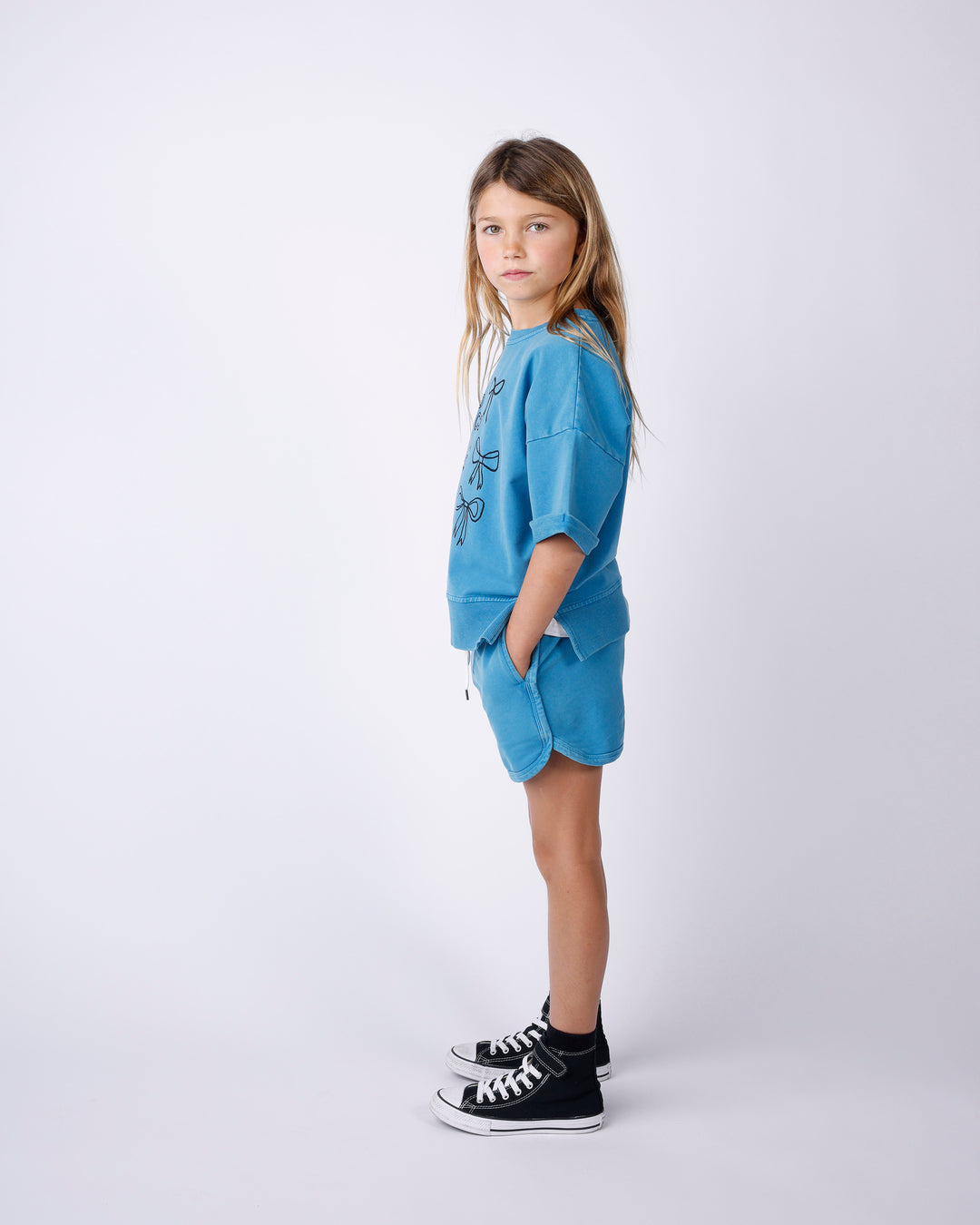 Minti Lots Of Bows Short Sleeve Crew