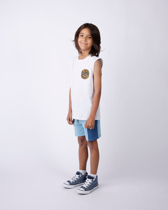 Minti Messy Lion Sleeveless Tee