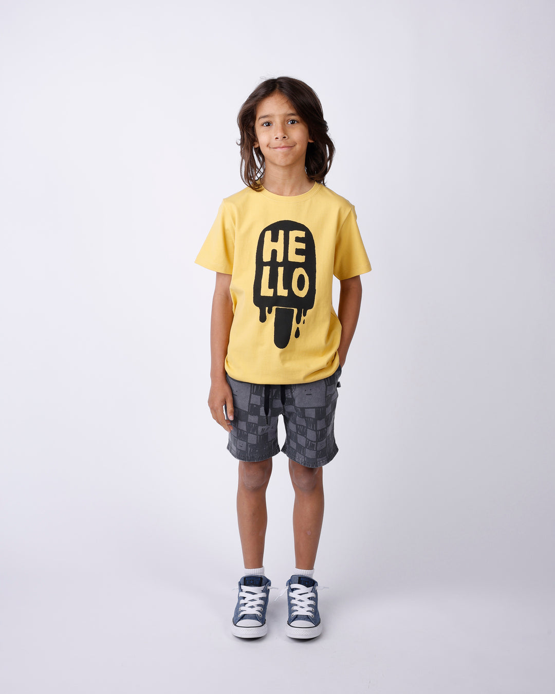 Minti Sketchy Grid Short