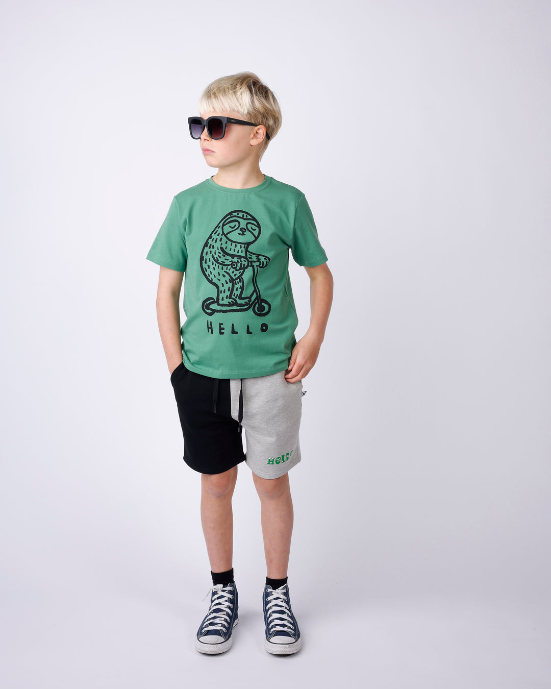 Minti Hello Sloth Goodbye Croc Tee