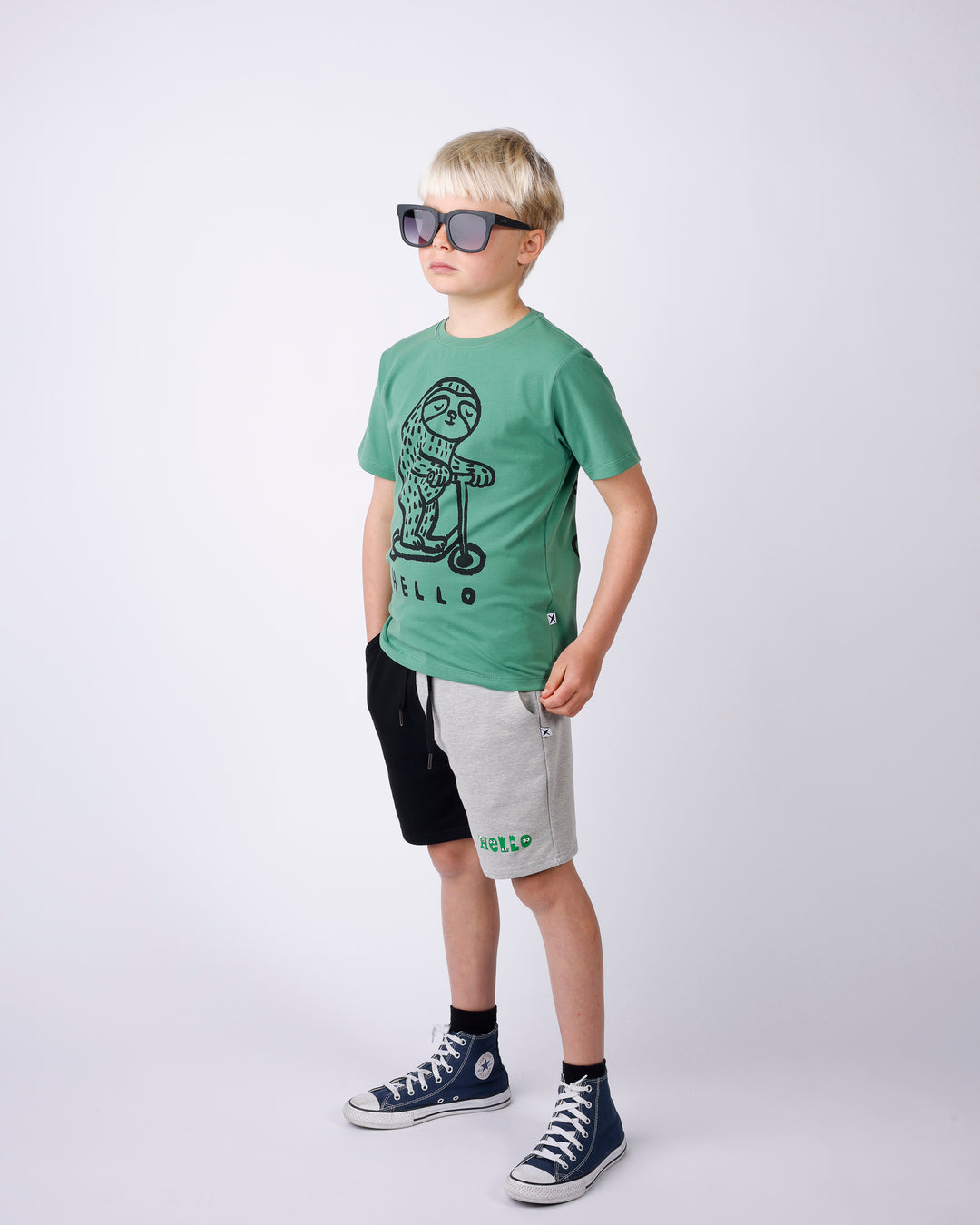 Minti Hello Sloth Goodbye Croc Tee