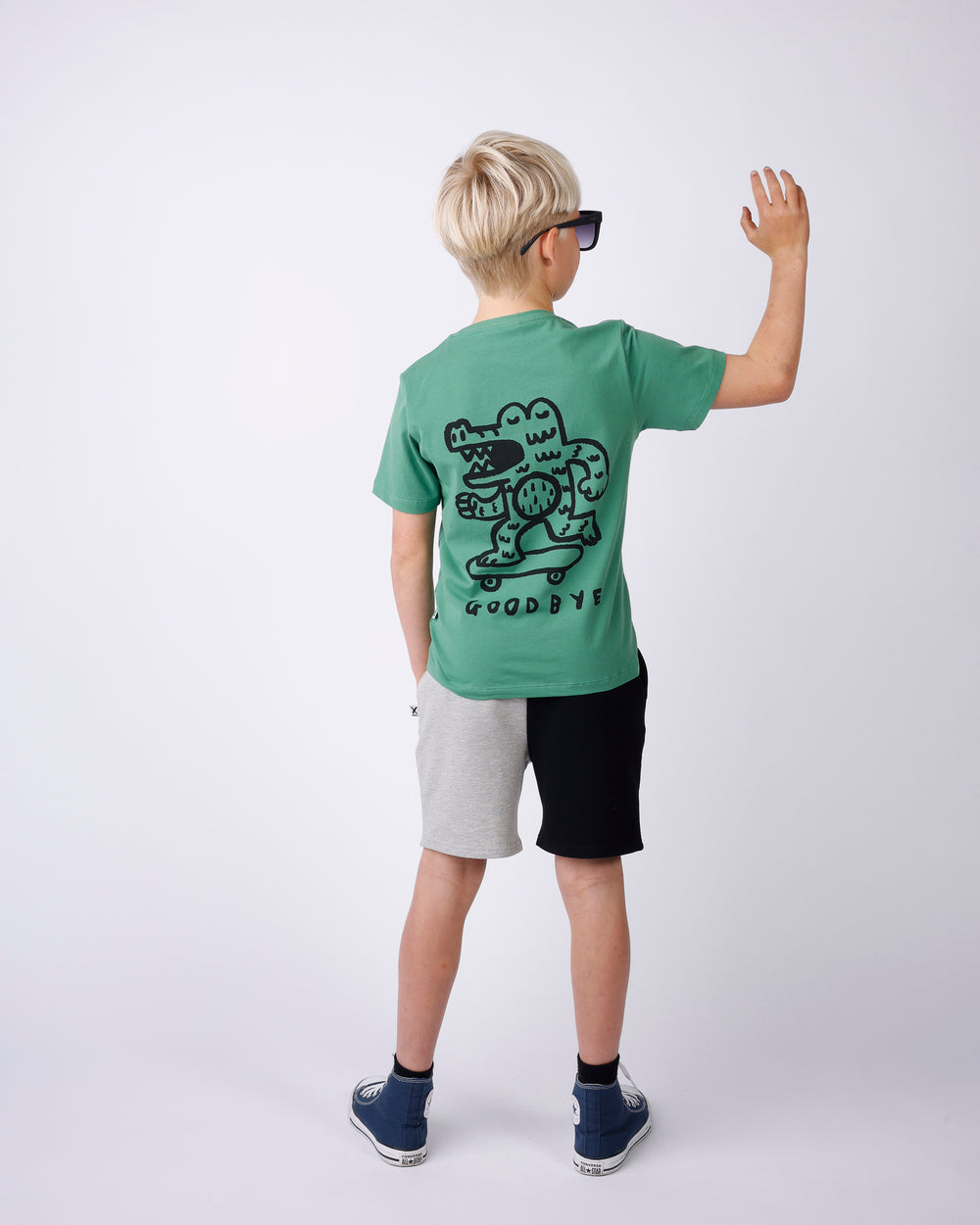 Minti Hello Sloth Goodbye Croc Tee