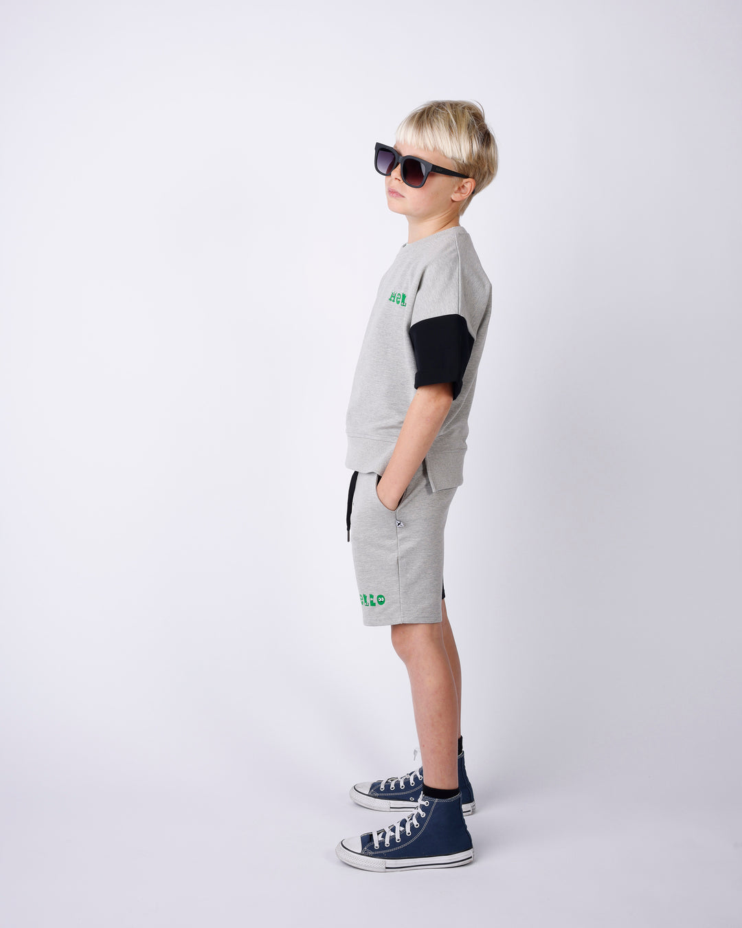 Minti Mismatch Short Sleeve Crew