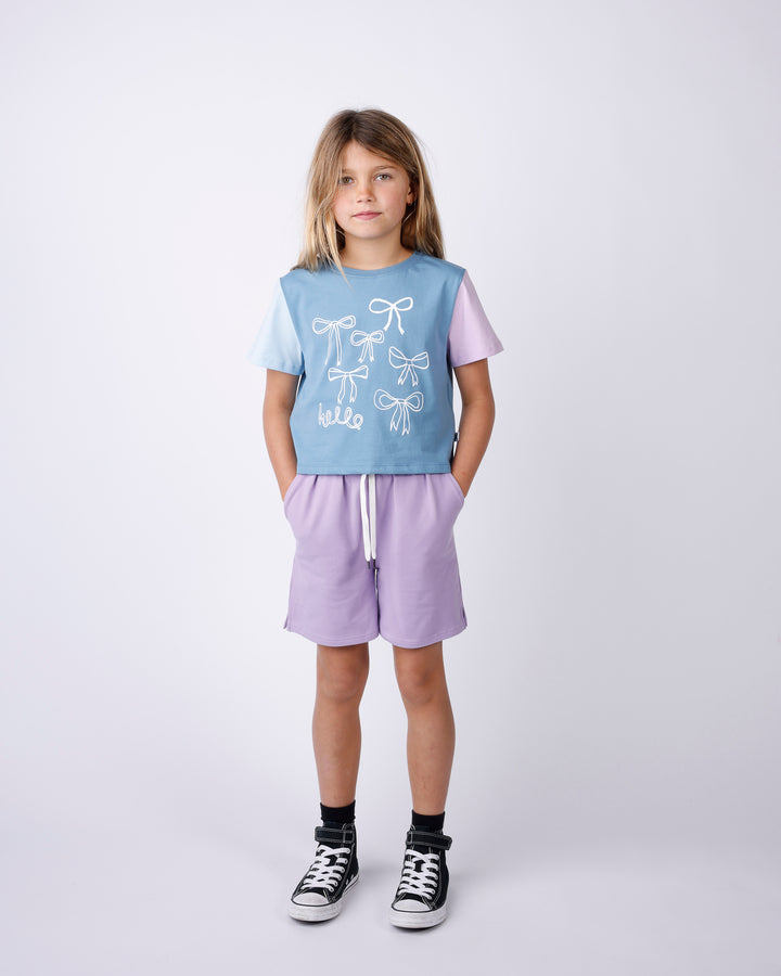 Minti Lots Of Bows Cropped Tee