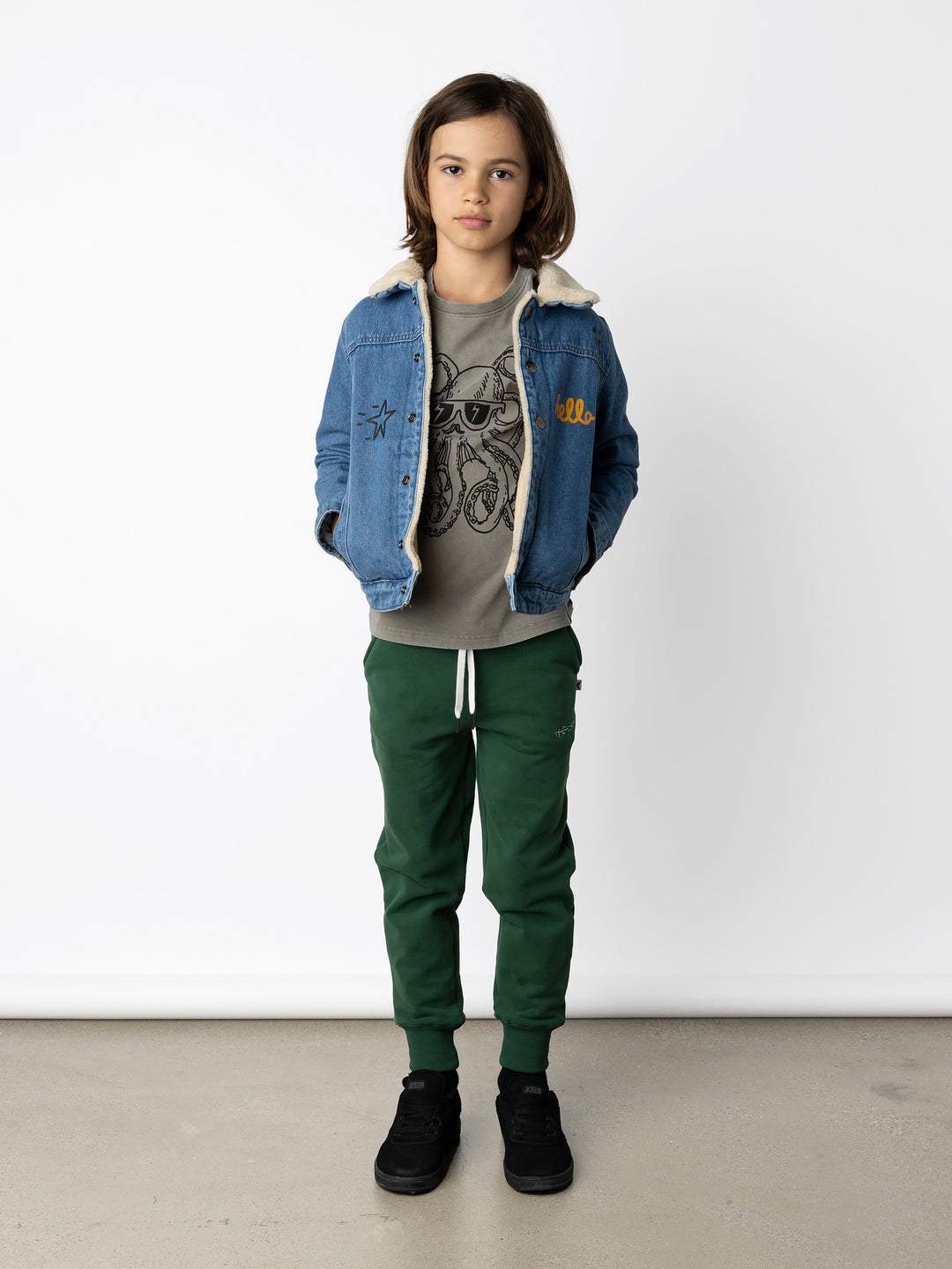 Minti Emblem Denim Jacket