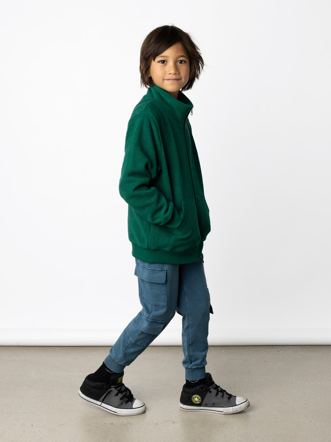 Minti Teddy Zip Up Bomber