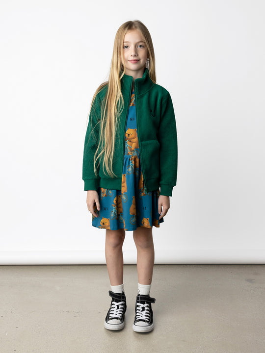Minti Teddy Zip Up Bomber