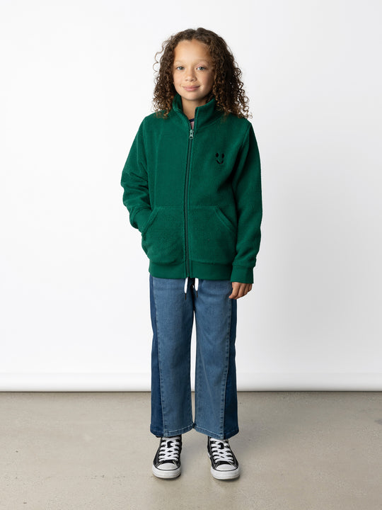 Minti Teddy Zip Up Bomber