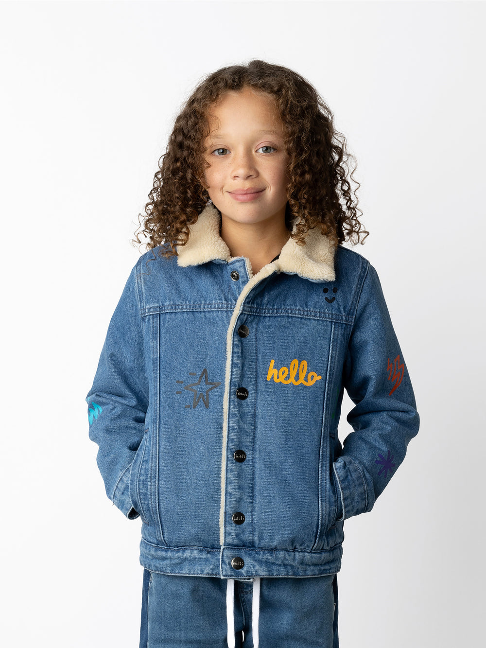 Minti Emblem Denim Jacket