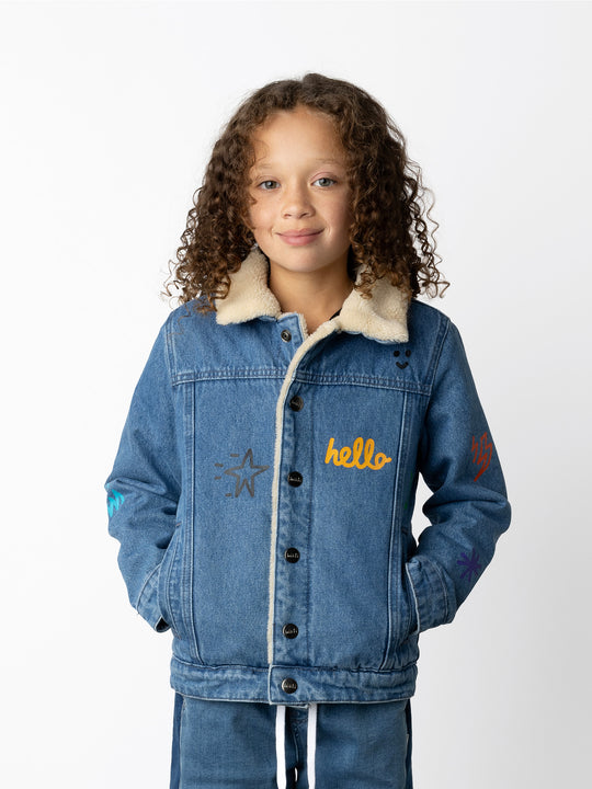 Minti Emblem Denim Jacket